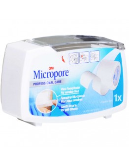 3M MICROPORE skin tone dispenser 25mm x5m 