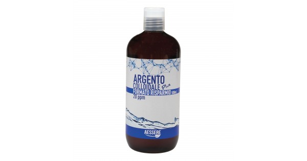 Argento Colloidale Plus 20ppm Maxi 500ml – Argento Colloidale Plus