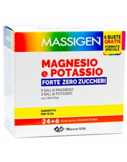 MASSIGEN MAGNESIO POTASSIO FORTE ZERO ZUCCHERI 24+6