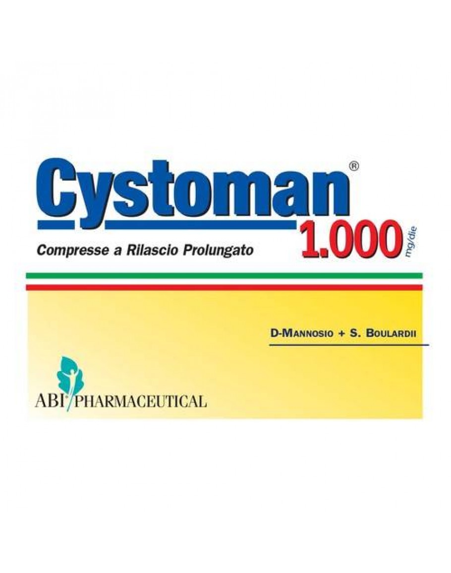 ABI PHARMACEUTICAL srl CYSTOMAN-1000 12 COMPRESSE