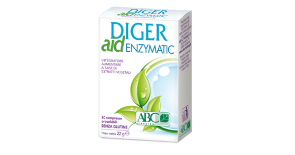 A.B.C. TRADING srl DIGER AID Enzymatic 20 Compresse