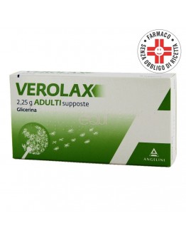 VEROLAX ADULTI 18 SUPPOSTE GLICERINA 2,25g