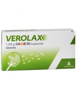 VEROLAX BAMBINI 18 SUPPOSTE GLICERINA 1,375g