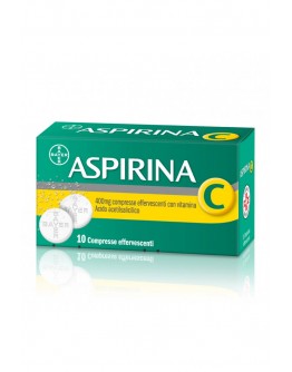 ASPIRINA C 10 COMPRESSE EFFERVESCENTI  400+240mg