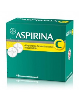 ASPIRINA C 40 COMPRESSE EFFERVESCENTI 400mg+240mg CON VITAMINA C
