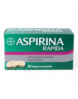 ASPIRINA RAPIDA 10 COMPRESSE MASTICABILI 500mg