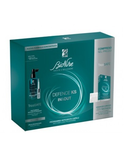 BIONIKE DEFENCE KS BIPACK ANTI CADUTA 100ml + INTEGRATORE KS 30 Compresse