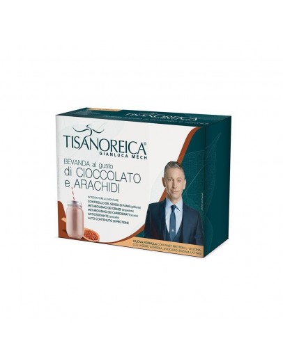 TISANOREICA Bevanda Cioccolata Arachidi 4x30g
