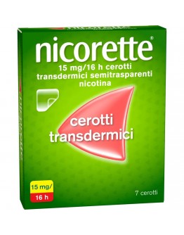 NICORETTE 7 CEROTTI TRANSDERMICI 15MG/16H