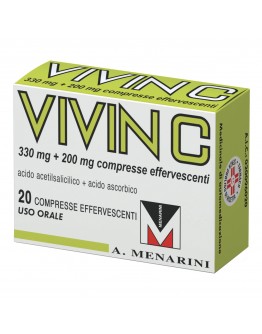 VIVIN C 20 COMPRESSE EFFERVESCENTI 330mg + 200mg
