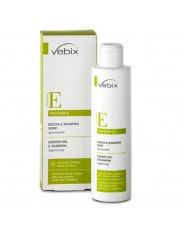 VEBIX Phytamin E Doccia e Shampoo Sport Igienizzante 200ml