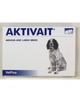 VETPLUS AKTIVAIT Integratore Neurologico per cani Medium & Large Breed 60 Capsule