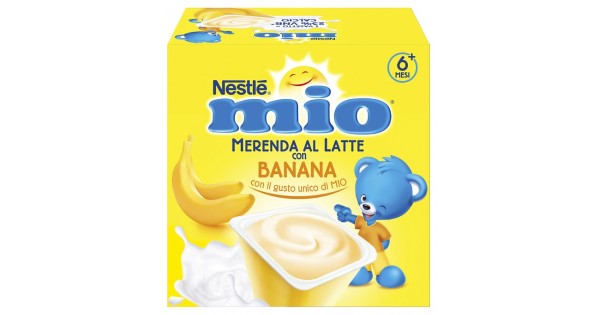 NESTLE MIO MERENDA AL LATTE CON BANANA 4x100G