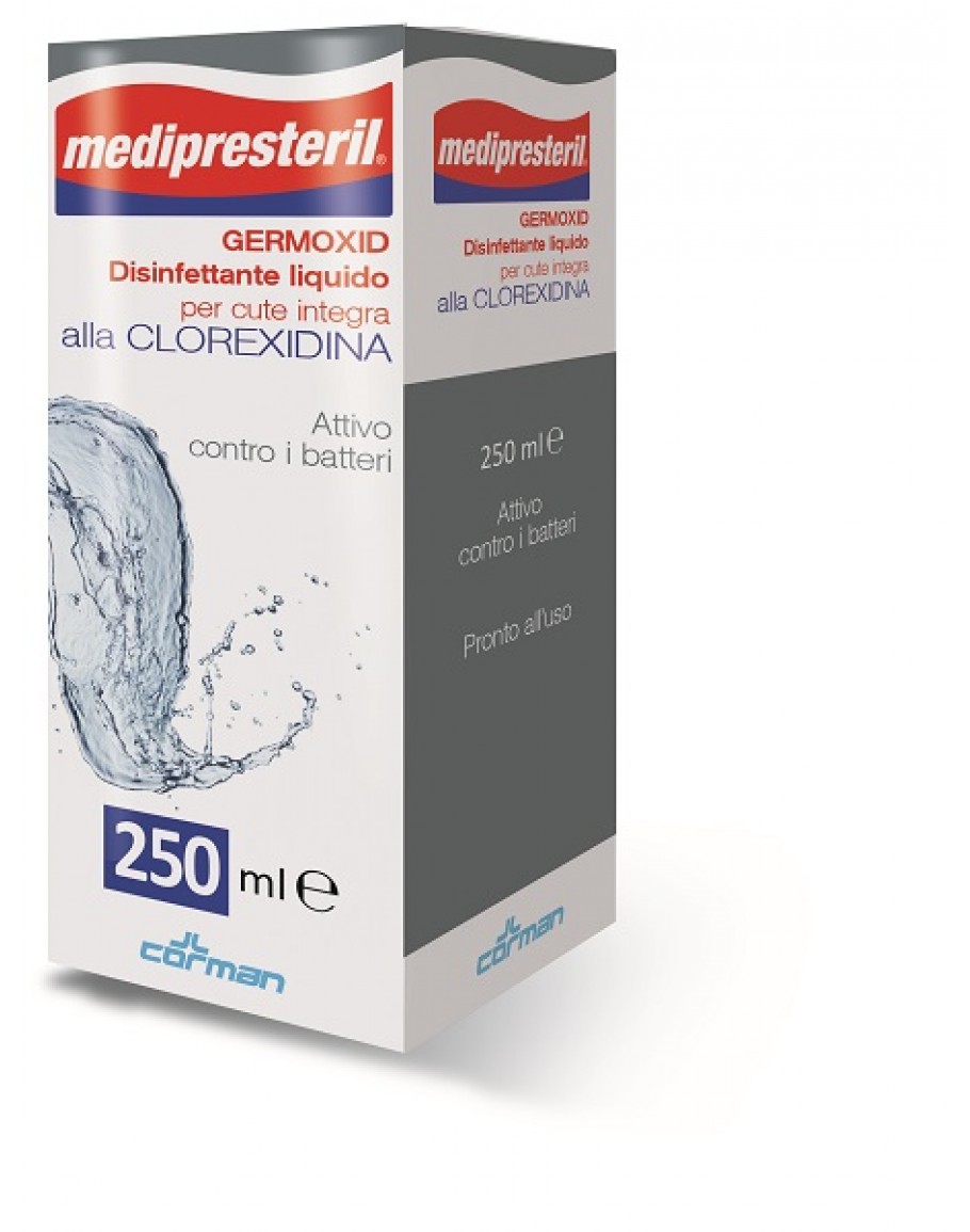 Medipresteril Germoxid disinfettante liquido alla clorexidina per cute  integra (250 ml)