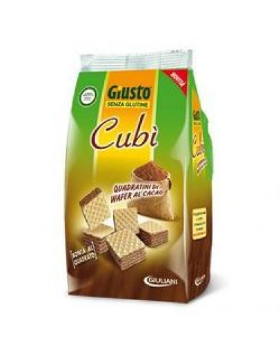 GIUSTO SENZA GLUTINE CUBI' WAFER AL CACAO 175G
