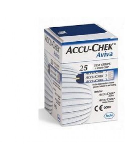 ROCHE ACCU-CHEK AVIVA STRISCE REATTIVE GLICEMIA 25 STRISCE