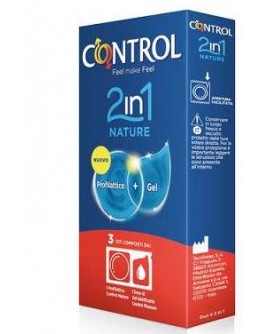 CONTROL*2in1 Nature+Lube 3pz