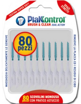 PLAKKONTROL BRUSH&CLEAN 80PZ