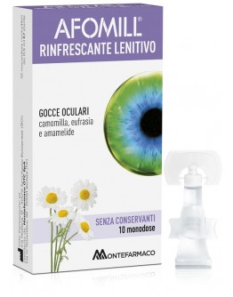 AFOMILL Rinfrescante Lenitivo 10 Fiale da 0,5ml