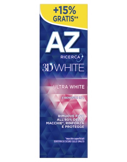 AZ Dentifricio 3D White Ultra White 75 ml 