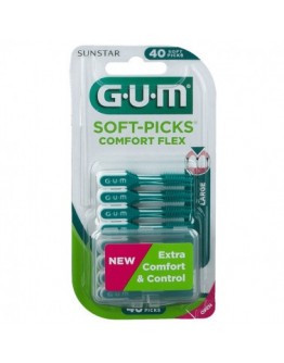 GUM Soft Picks Comf.Flex 40pz